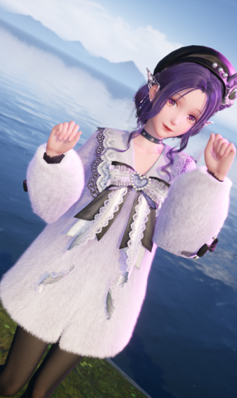 Casual purple elf image
