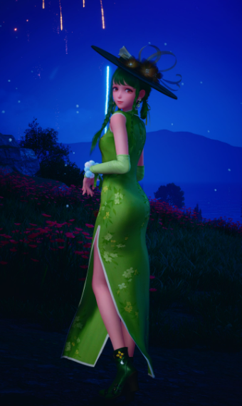 Rainbow outfit challenge Green image