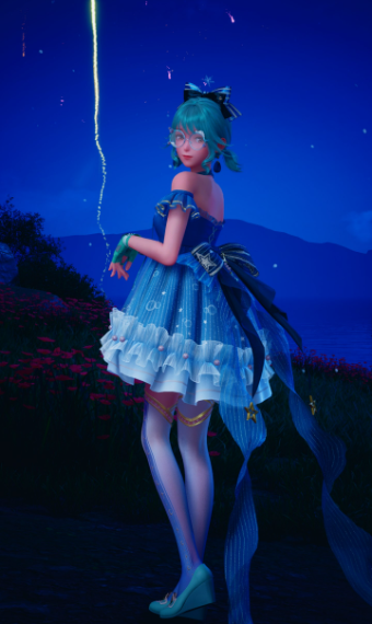 Rainbow outfit challenge Blue image