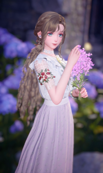 Flower Blooming in the Slums image