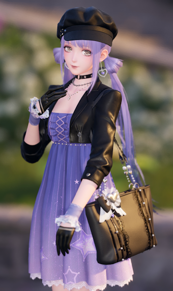 Purple and Black Cool image