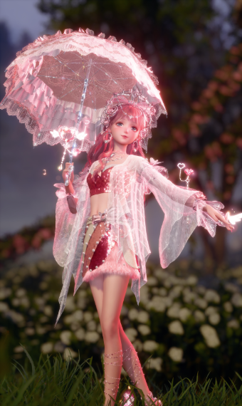 Pink Hearts image