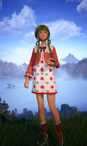 Red and Green Polka Dot! image