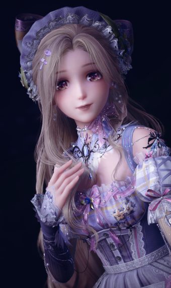 Gentle Purple Maid image