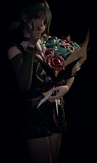 Girl with a Bouquet image