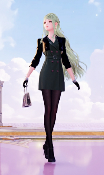 Elegant young lady image