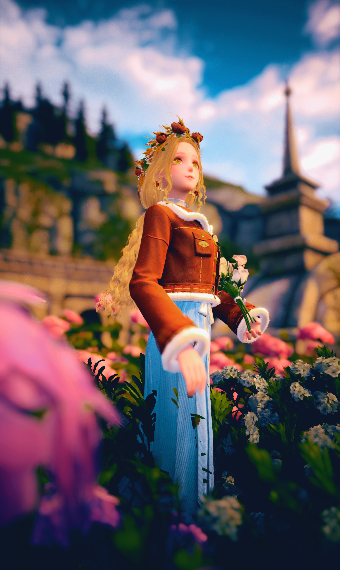 Flower gathering day image