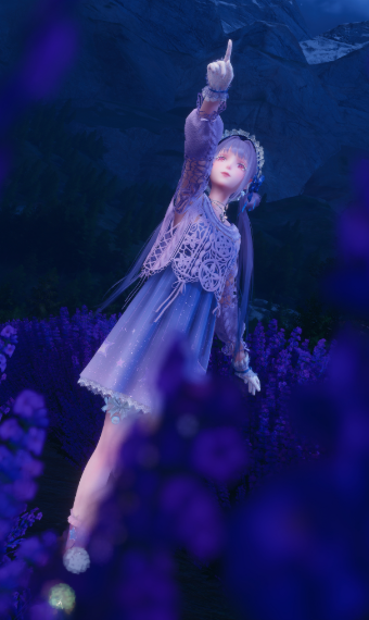purple night image