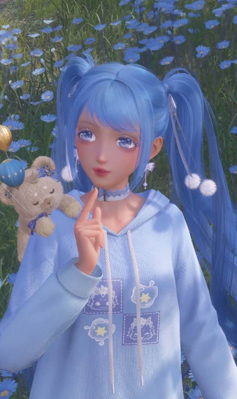 Blue Girl image