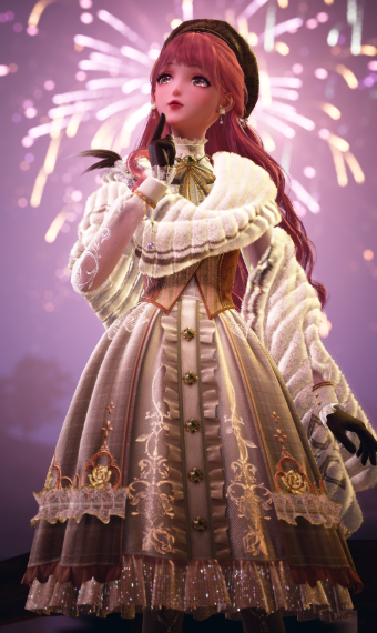 Cozy Fireworks (Brown ver) image
