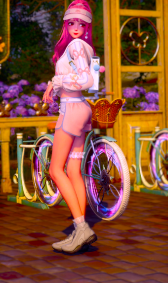 Get ready for morning bicycling image