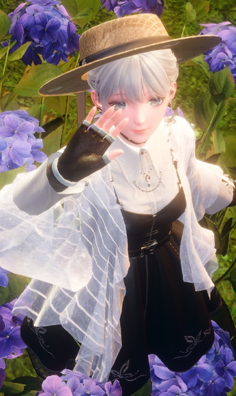goth girl summer image