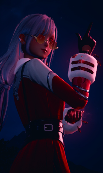 Lady in the Red Coat image