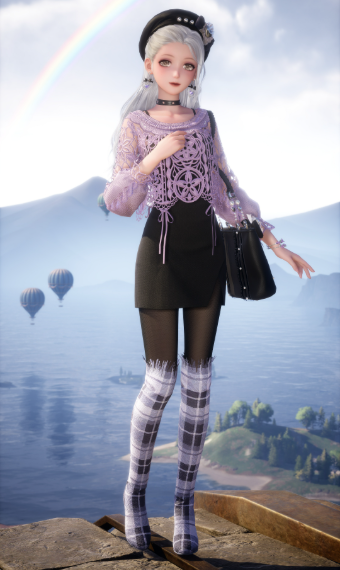 Purple Plaid Fantasy image
