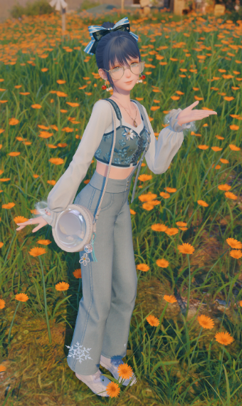 White summer image