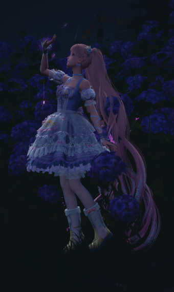 Lost Between Raindrops and Blossoms image