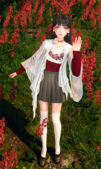Crimson ribbon image