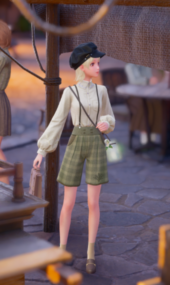 Newspaper girl image