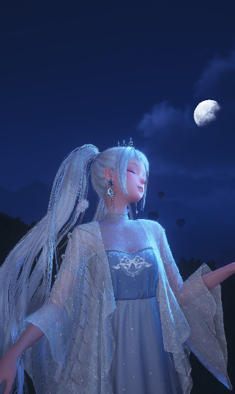 Icy Moonlit image