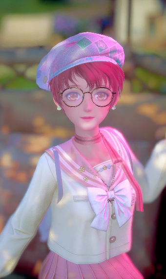 Pink Schoolgirl image