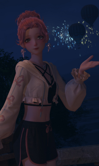 Cutely Running Through The Night image