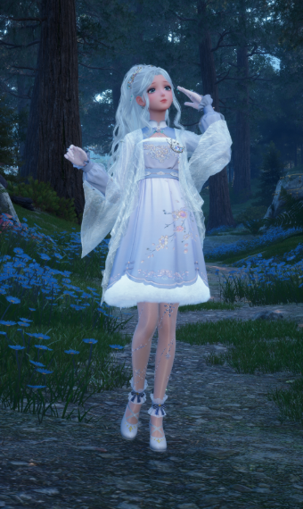 gentle snowfall image