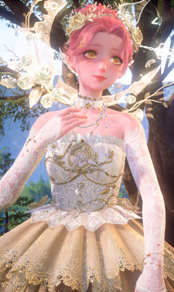 Golden rose image
