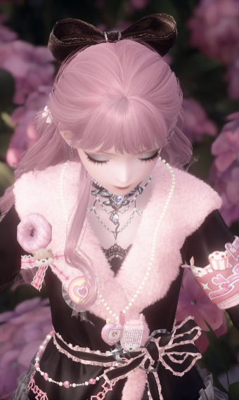 Pink & black image