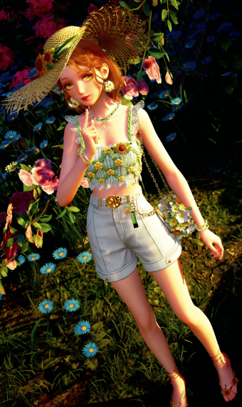 Golden summer image