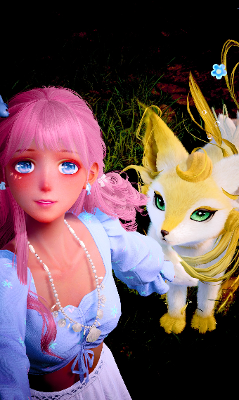 Selfie with a fox! image