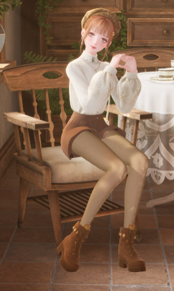 Meeting friends at the cafe image