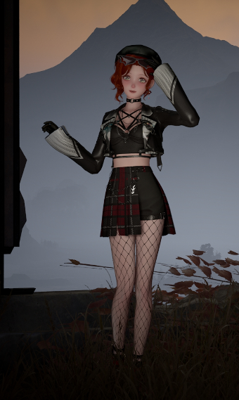 Plaid goth image