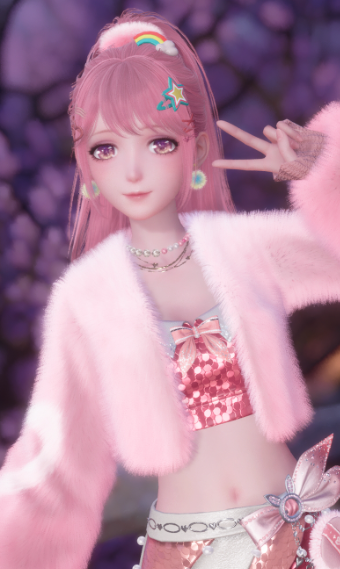 Fluffy in Pink image