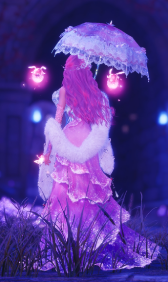 Pink Waves with Parasol image