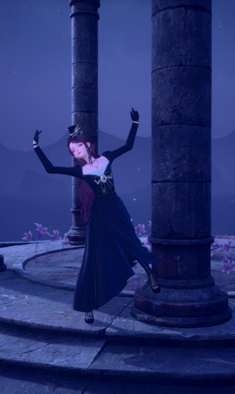 Dancing in the moonlight. image