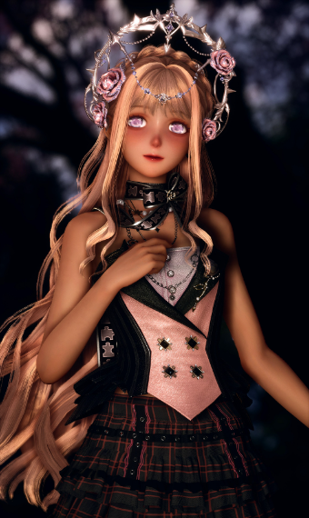 black n pink image