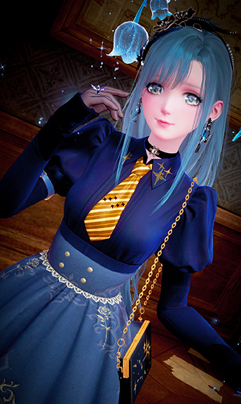 Blue Working Lady image