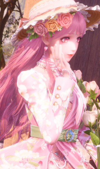 Girl With the Pink Hair image