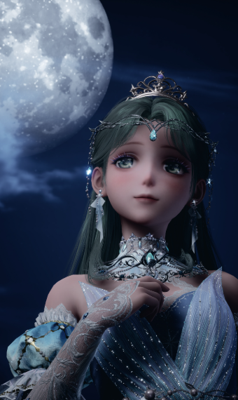 shining in the moonlight image
