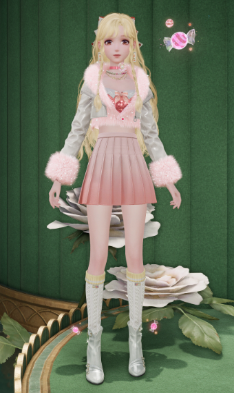 Rose aux joues image