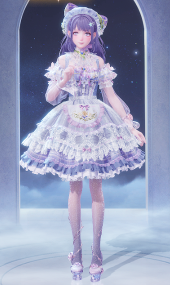 Pastel purple loli nikki image