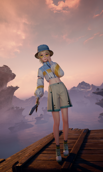 Sunset walk image