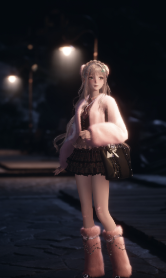 fluffy pink image