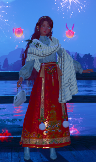 Elegant Winter Damsel image