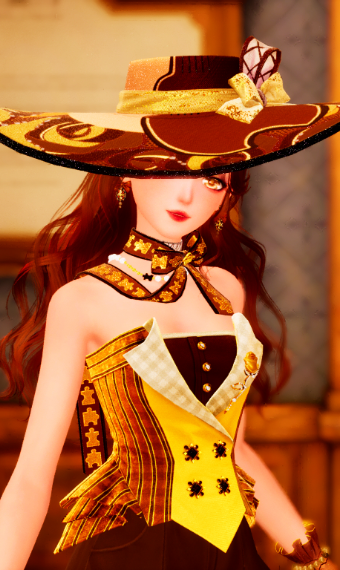 Lady in Yellow image
