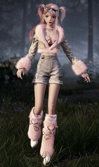 Pink fashionista image