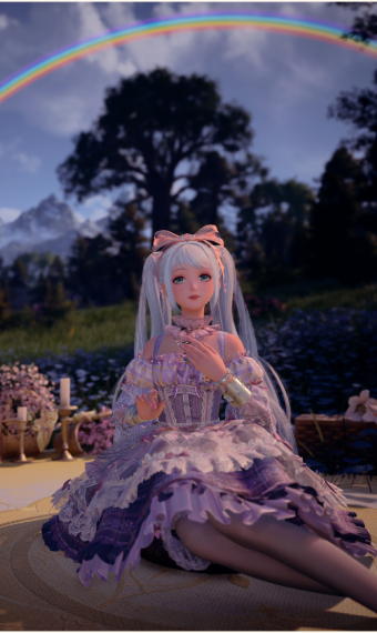 Rose-dyed picnic image