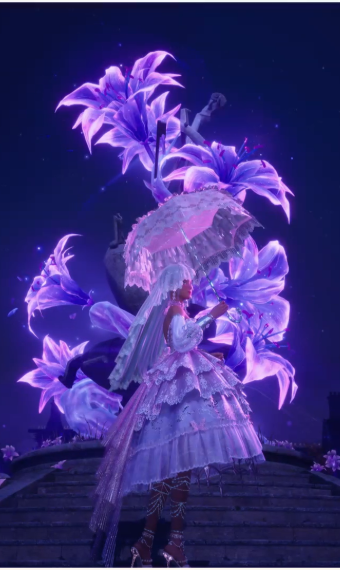Royal Ghost Draped in Violet image