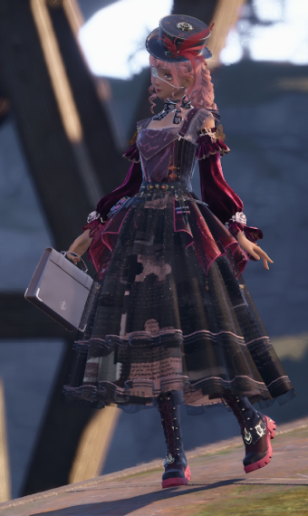 Lady on the train image