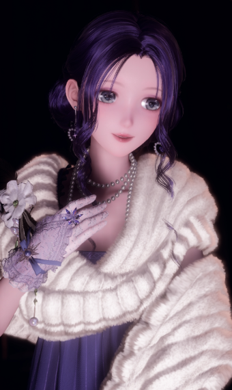 Lady In Purple image